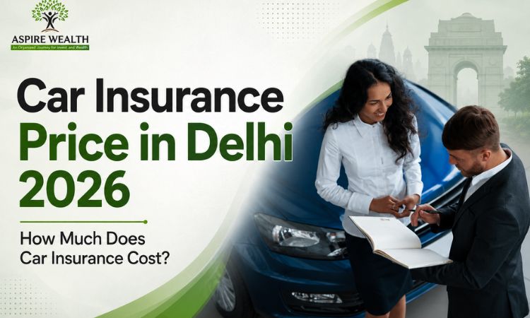 Car insurance price in Delhi 2026 – customer discussing car insurance cost with an advisor beside a new car