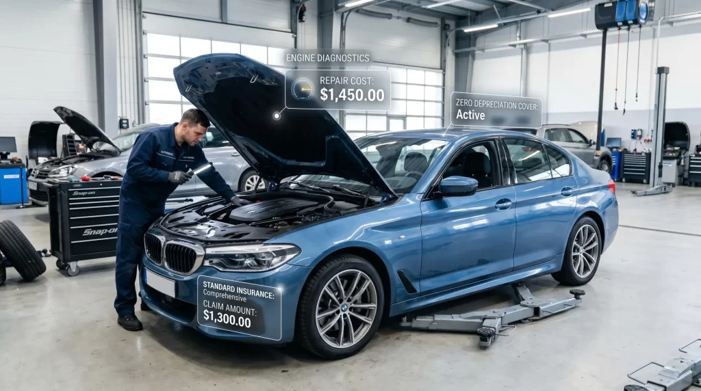 Zero Depreciation Insurance for car repair claim settlement
