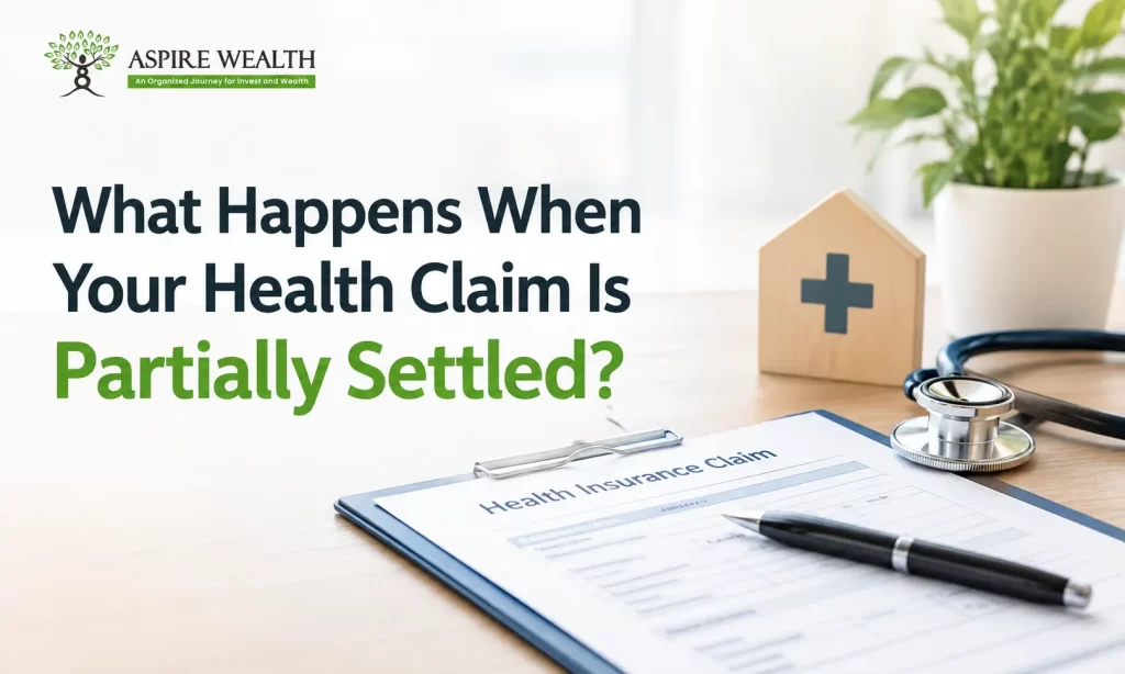 health insurance claim partially settled