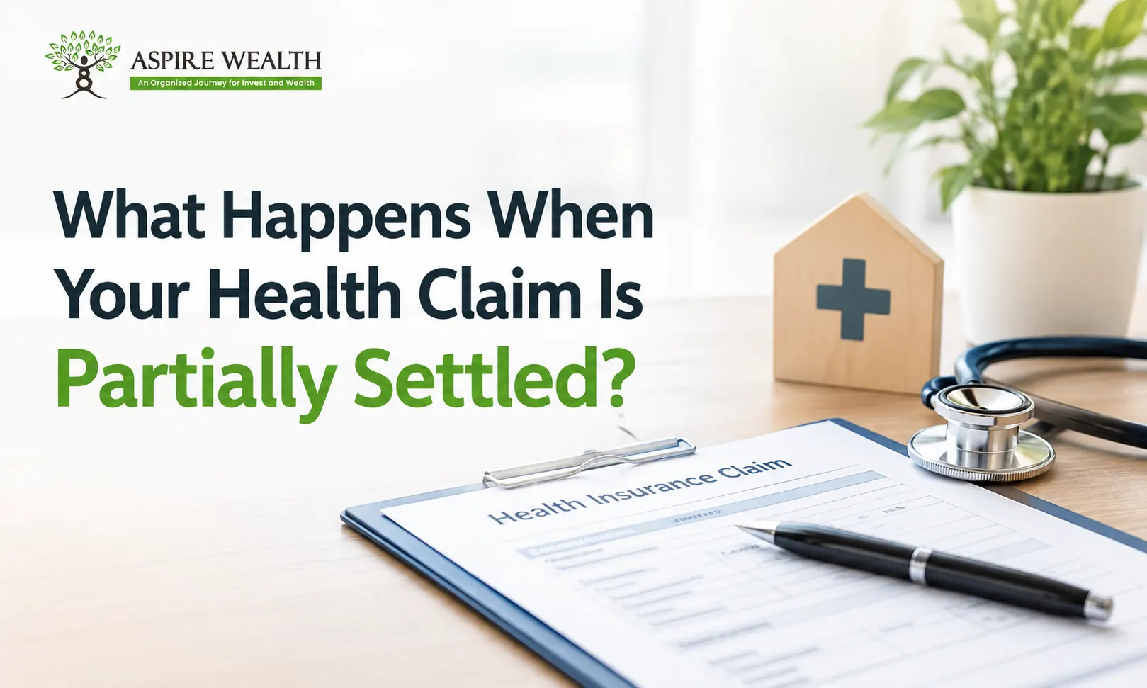 health insurance claim partially settled